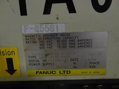 Used 2007 FANUC M900IA/260L Robots Michigan US | Harbor Machinery Inc. #1280911