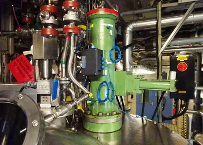 Ellerwerk 736 U-A perforate basket centrifuge, 316SS.