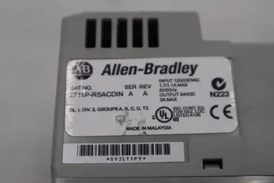 Allen Bradley 2711P-RSACDIN PanelView Plus 24 VDC Power Supply Module K-639