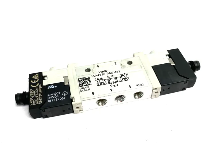 Used FESTO AIR PILOT CONTROL SOLENOID VALVE 5/3 CLOSED 566476 Solenoid Valves | Maverick Industrial Sales #1101048