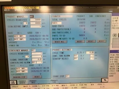 2010 MILACRON ROBOSHOT S-2000i-110B Injection Molding Horizontal/Vertical | Machinery Network (4)