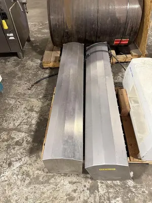 FOOD PROCESS AUTOMATION 48IN WIDE BELT INCLINE CONVEYOR WITH LOMA METAL DETECTOR