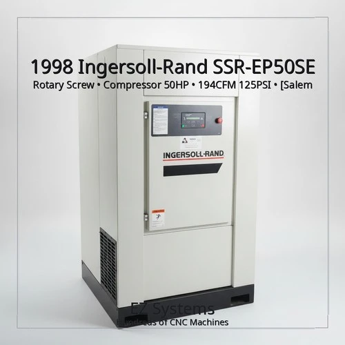 Used Ingersoll Rand SSR-EP50SE Rotary Screw & Sliding Vane Air Compressors California US | [EZ] EZ Systems #1786867