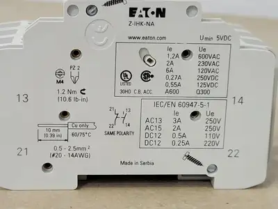 USED EATON FAZ-C25/3-NA