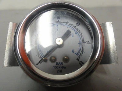 Pressure Gauge BAR/PSI 0-4 0-60