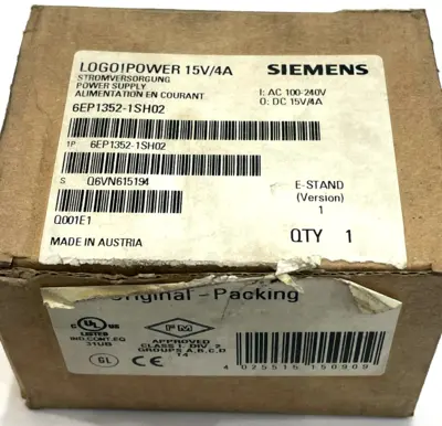 NEW SIEMENS 6EP1352-1SH02 POWER SUPPLY 6EP13521SH02