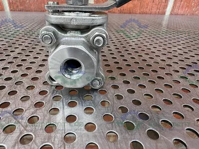 USED SVF -F. C. I. R86666ATSE BALL VALVE 1500 PSI W/ 1/4" THREADED FITTING