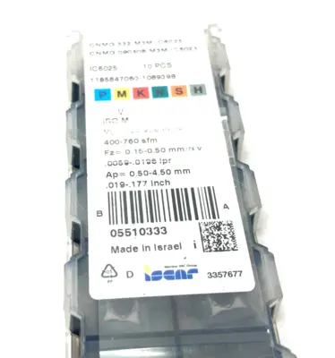 NEW ISCAR RHOMBIC TURNING INSERT 80-DEG CNMG 332-M3M IC6025