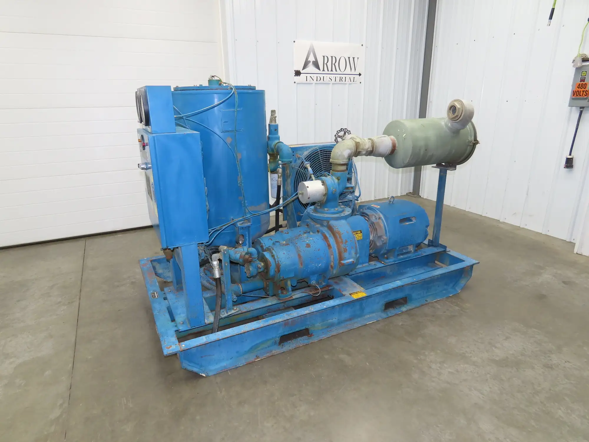 Quincy QSVI40ANN3 Rotary Screw Vacuum Pump 230/460V 40Hp Air Compressor 6456h