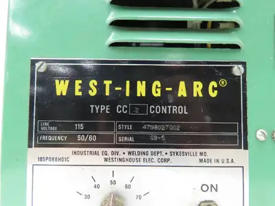 Westinghouse Type CC2 WEST-ING-ARC Control Rectifier Welder Module 115V