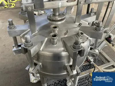 USED Lee Industries 20 Gal Lee Double Motion Reactor, 316L S/S, 150/90#