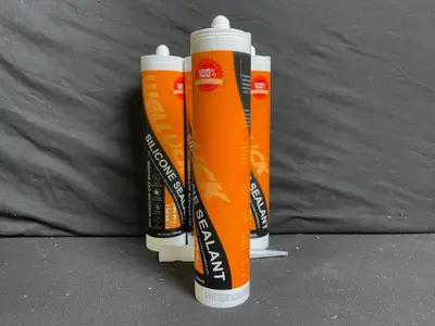 X003RUT74L Silicone Sealant 4-Pack - 100% Silicone - 10.2 fl oz each - Indoor/Outdoor