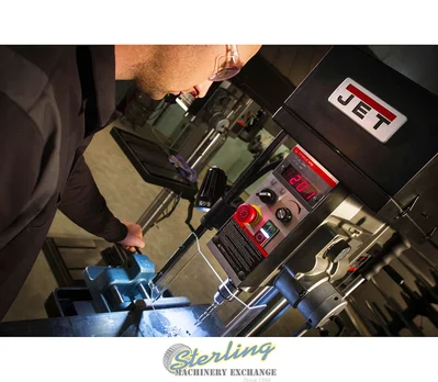 New | in-Stock JET JDPE-20EVS-PDF Heavy Duty & Sensitive Single Spindle Drills California US | Sterling Machinery Exchange #1467448