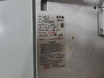 600V, 15A, FVC Starter, Size 1