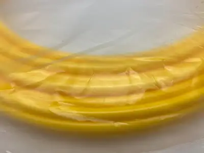 NEW SMC POLYURETHANE TUBING, YELLOW, TU 8MM PKG OF 20M