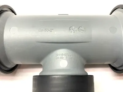 New | in-Stock AIRNET REDUCER TEE PIPE COUPLING FITTING DN 50 2" TO DN40 1-1/2" Valves/Fittings | Maverick Industrial Sales #1104948