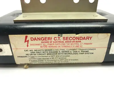 USED SQUARE D NEUTRAL CURRENT TRANSFORMER