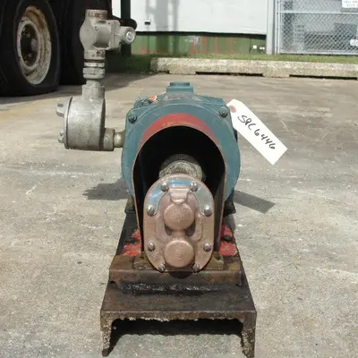 SPC6446  Pump 3/4" inlet Sherwood positive displacement pump .5 hp, Bronze