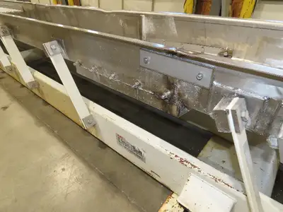Link-Belt 18"x19' Stainless Vibrating Shaker Feeder Conveyor Food Process