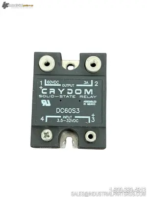 Used CRYDOM DC60S3 Relays & Switches Kentucky US | Industrial Parts R Us Inc. #1486519