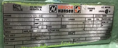 USED BROOK HANSEN W-DF405TD-NE