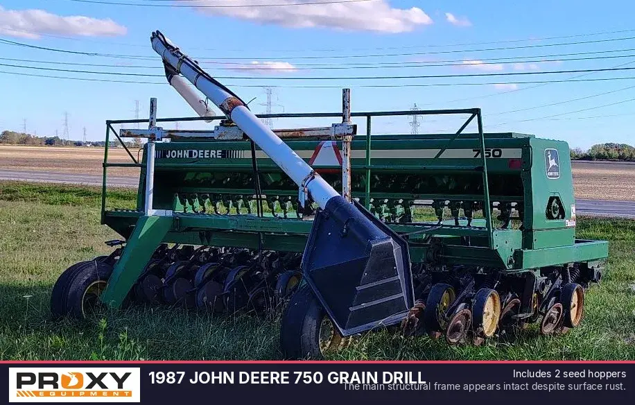 Used 1987 JOHN DEERE 750 GRAIN DRILL Grain Drills Louisiana US | Proxy Equipment #1385206