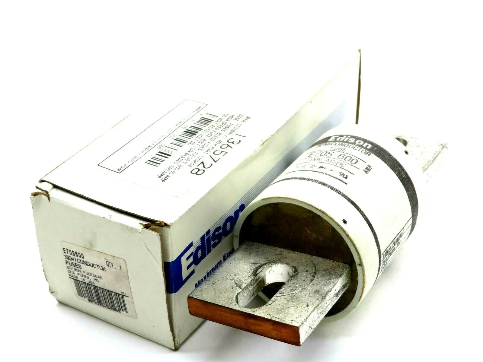 NEW EDISON E70S600 SEMI CONDUCTOR FUSE