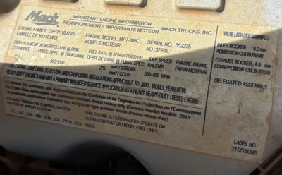 Used 2014 MACK GU713 Dump trucks Alabama US | Proxy Equipment #1424330