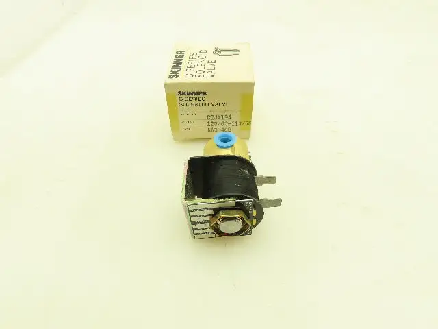 Honeywell Skinner C2JX194 Solenoid Valve 2-Way (NC) 120V 90 PSI 1/8" NPT