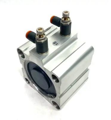 Used Metal Work Pneumatic Compact Pneumatic Cylinder 063 Bore, 0025 Stroke Pneumatic Cylinders Michigan US | Maverick Industrial Sales #1393465