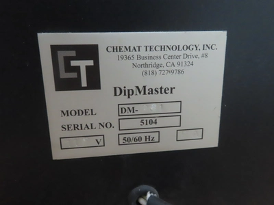 Chemat Technologies Dip Master Test Cabinet