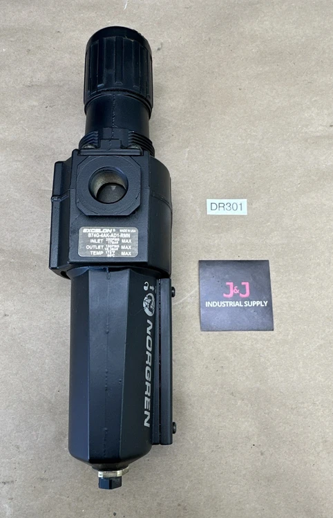 Used NORGEN AIR B74G-4AK-AD1-RMN Air Pressure Regulators Indiana US | J&J Industrial Supply #1062821