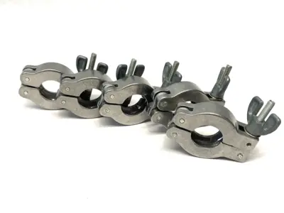 USED AGILENT QUICK-CLAMP, WING NUT, NW10/16, METALLIC FINISH
