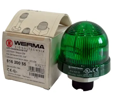 NEW WERMA 816 200 55 SIGNAL BEACON 24VAC/DC 816 X00 55 81620055
