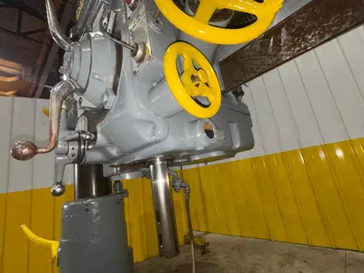 4' ARM x 9" CARLTON MODEL #1A POWER RADIAL ARM DRILL: YOBRO #24007
