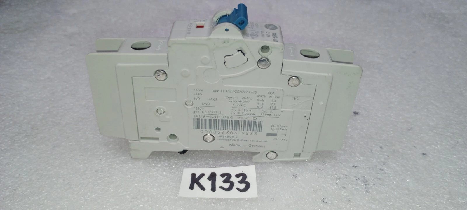 USED Allen-Bradley 1489-M1C080