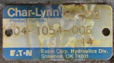 NEW EATON CHAR-LYNN 104-1054-006 HYDRAULIC MOTOR 1041054006