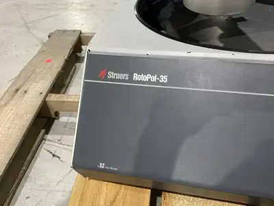 USED STRUERS ROTOPOL-35 LAB POLISHING/GRINDER W/ ROTOFORCE-4 HEAD