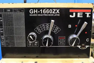 Used 2007 JET GH-1660 ZX Engine Lathes Illinois US | BLUMBERG MACHINERY COMPANY #1310204