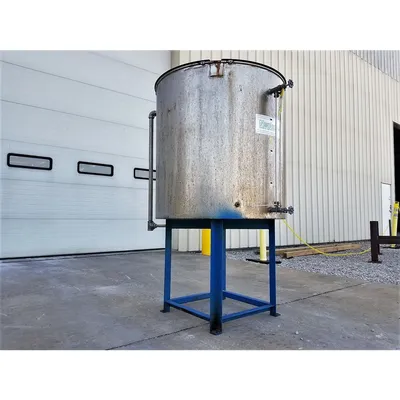 Used Stainless Steel Liquid Tank - 140 Gallon