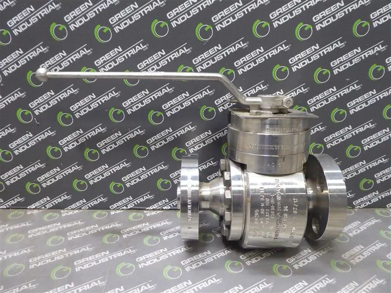 1/2" Perrin PS81H-0H-L BA265 Series 80-M Two Way Ball Valve Class 900 Used