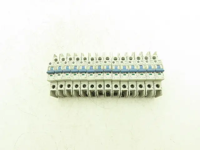 Allen Bradley 1489-D1C020 Circuit Breaker 2A 1 Pole 125 VAC Ser A Lot of 14