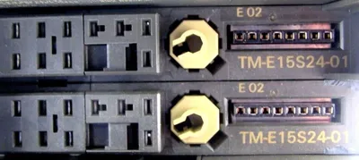 USED SIEMENS 6ES7132-4BD00-0AA0 S7 PLC WITH I/O CARDS TME-15S24-01
