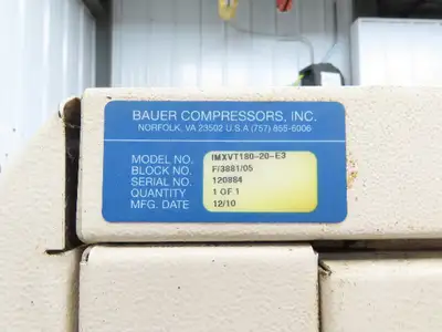 Used BAUER _UNKNOWN_ Air Compressors (Misc) Indiana US | Arrow Industrial #1424053