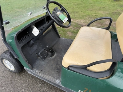 (1) 2015 E-Z-Go golf cart with a Kawasaki gas engine, includes Club Clear club and ball washer, Club...