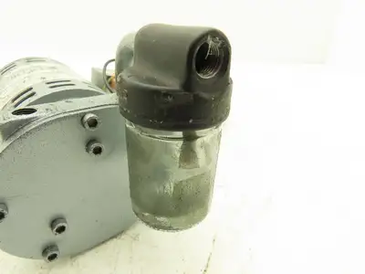 Gast 0532-104A-G621X Motor Mounted Rotary Vane Vacuum Pump 0.6 CFM 15 PSI 115V