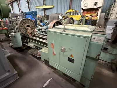 32/36" x 120" TIMEMASTER GAP BED ENGINE LATHE, 4" SPINDLE HOLE: STOCK #23757