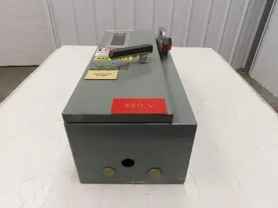 Allen Bradley 512 Combination Motor Starter 30A Disconnect 600V 3Ph Empty