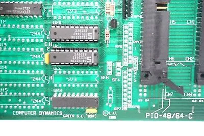 USED COMPUTER DYNAMICS PIO-48/64 C PC BOARD PIO4864C