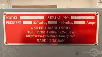 Used 2014 GANESH GT-2060 CNC Lathes Arizona US | KD Machinery #1516723
